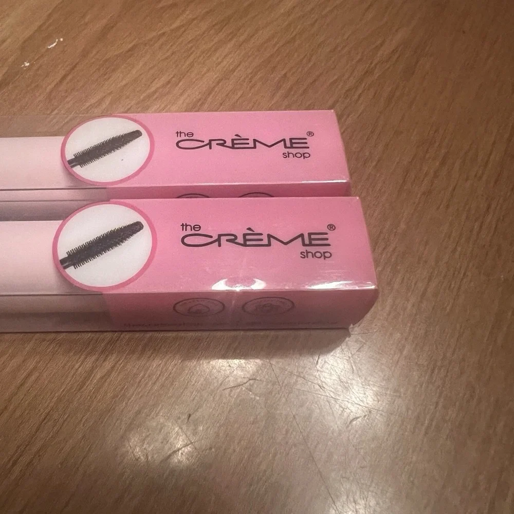NEW The Crème Shop Lovely Lift Fiber Lengthening Mascara In Black - LOT‎ OF 2